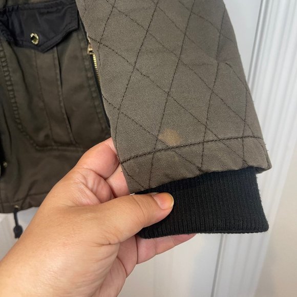 Express Black & Green Contrast Jacket Coat - XS - Picture 5 of 16